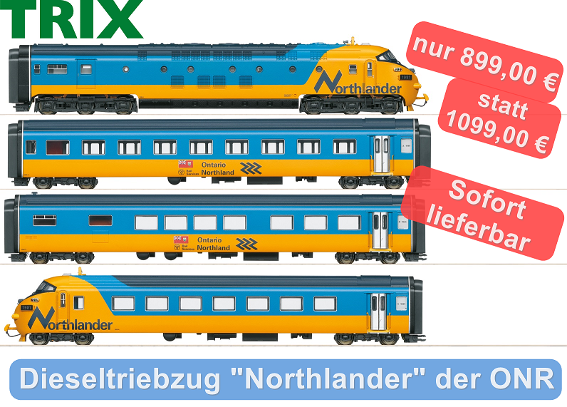 Trix H0 22975 Dieseltriebzug Northlander der ONR "DCC / mfx / Sound"