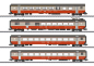 Preview: Märklin H0 42190 Personenwagen-Set Swiss Express Typ EW III der SBB "LED-Innenbeleuchtung" - Neuheit 2025