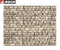 Preview: NOCH H0/TT 57740 Mauerplatte "Quaderstein" 64 x 15 cm (1 m² - 50,94 €) 