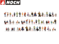 Preview: NOCH H0 18401 Mega-Spar-Set 60 Figuren, ohne Bänke 