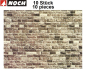 Preview: NOCH H0/TT 57720-S Mauerplatte "Basalt" 10 Stück - je 64x15cm (1m²-48,85€)