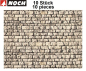 Preview: NOCH H0/TT 57740-S Mauerplatte "Quaderstein" 10 Stk je 64x15 cm (1m²-48,85€)