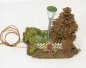 Preview: Noch H0 660 Diorama Parkstück mit Bank, Figur, Spalier, Baum und Laterne 60er