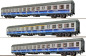 Preview: ESU H0 36476-S n-Wagen Set "Airport Express Pfauenauge" der DB 3-tlg 