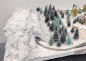 Preview: Märklin Modellbahn-Anlage Spur Z Winterlandschaft mit Beleuchtung 100 x 50 cm