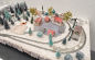 Preview: Märklin Modellbahn-Anlage Spur Z Winterlandschaft mit Beleuchtung 100 x 50 cm