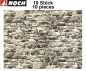 Preview: NOCH H0/TT 57700-S Mauerplatte "Granit" 10 Stk je 64x15 cm (1 m² - 48,85 €)
