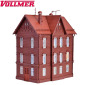 Preview: Vollmer H0 43806 Eisenbahner-Wohnhaus mit First 
