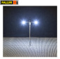Preview: Faller N 272123 LED-Straßenbeleuchtungen, Ansatzleuchten (3 Stück) 