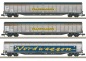 Preview: Minitrix / Trix N 18297 Großraum-Schiebewandwagen-Set "Transwaggon" der DB AG - Herbstneuheit 2024