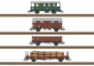 Mobile Preview: Trix H0 24140 Güterwagen-Set "Nebenbahn" der DB 4-teilig - Neuheit 2024