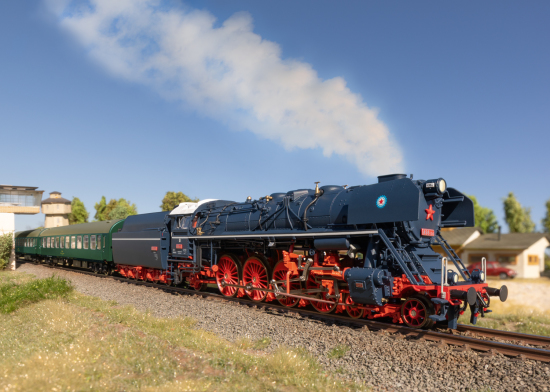 Märklin H0 26498 Zugset mit Dampflok BR 498 + 3 Personenwagen der ZSR/CD "mfx+ / Sound / Dynamischer Dampf" - Sommerneuheit 2025