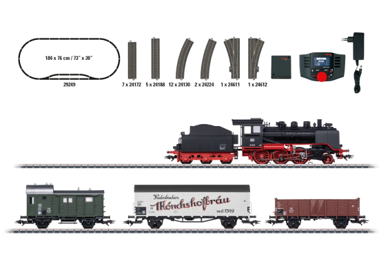 Märklin H0 29249 Digital-Startpackung "Nahgüterzug mit BR 24" - Neuheit 2025