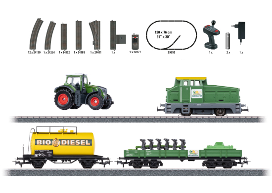 Märklin H0 29653 Startpackung "Landwirtschaft" mit Henschel DH 240 + 2 Güterwagen - Neuheit 2025