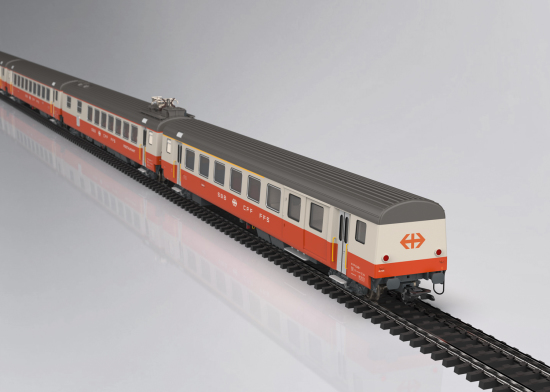 Märklin H0 42190 Personenwagen-Set Swiss Express Typ EW III der SBB "LED-Innenbeleuchtung" - Neuheit 2025