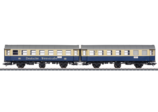 Märklin H0 43188 Wagen-Paar "Deutsche Weinstraße" der DB "mit LED-Innenbeleuchtung" - Sommerneuheit 2025