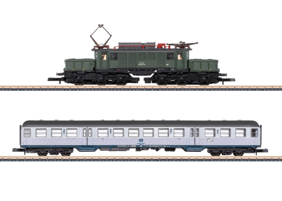 Märklin Z 81221 Nahverkehrszug mit E-Lok BR 194 und Silberling der DB - Neuheit 2025