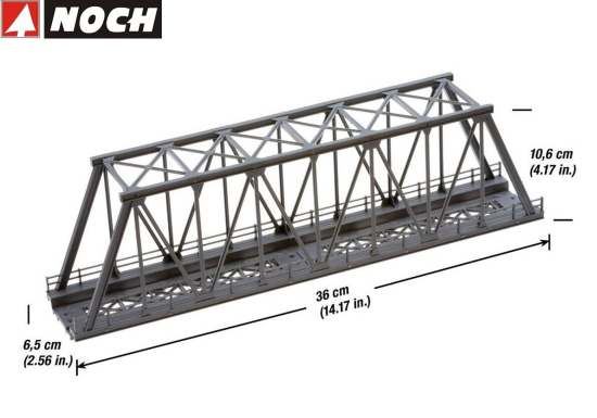 NOCH H0 21320 Kastenbrücke 36 cm 