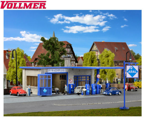 Vollmer H0 45156 ARAL-Tankstelle 