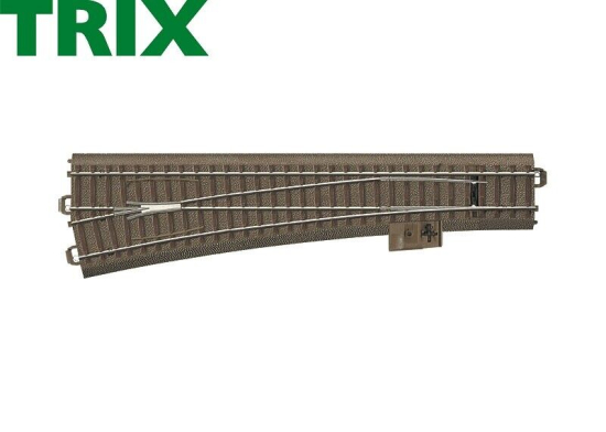 Trix H0 62711 C-Gleis schlanke Weiche links 