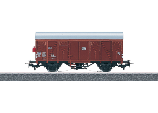 Märklin H0 4411 Gedeckter Güterwagen der DB "mit Schlusslaterne" 