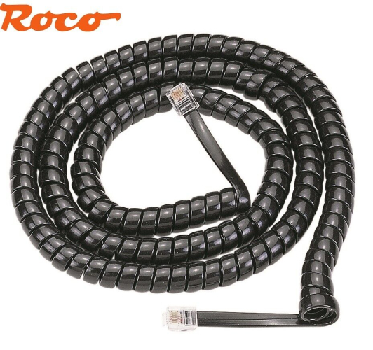 Roco 10754 6-poliges Spiralkabel (für Multimaus 10810 / 686701 etc.) 