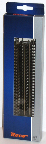 Roco H0 42410-S Gerades Gleis G1, Länge 230 mm (12 Stück) 