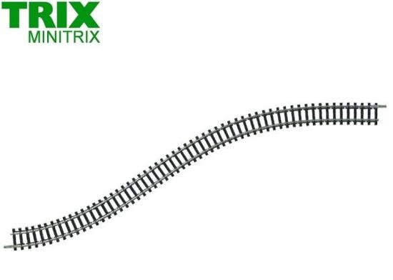 Minitrix / Trix N 14901 Flexibles Gleis gerade, Flexgleis 730 mm (1 Stück) 