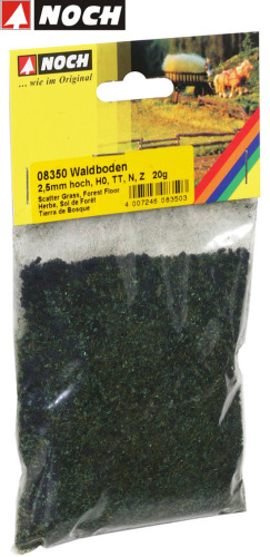 NOCH 08350 Streugras “Waldboden” 2,5 mm 20 g (1 kg - 239,50 €) 