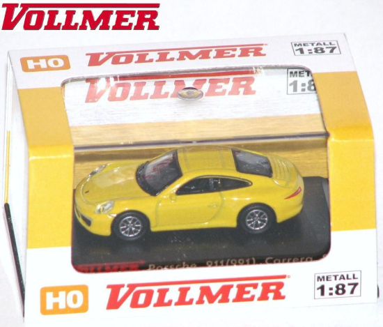 Vollmer Cars H0 41612 Porsche 911 Carrera S gelb 