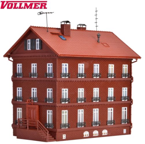 Vollmer H0 43805 Eisenbahner-Wohnhaus 
