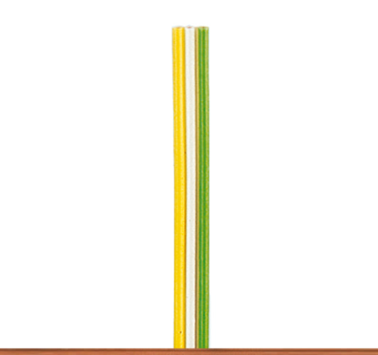 Brawa 3180 Bandkabel 0,14mm² dreiadrig 5 m weiß/gelb/grün (1m - 1,00 €) 