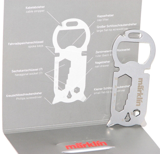 Märklin/Richartz 353463 Multitool/Key-Tool/Werkzeug aus Edelstahl 
