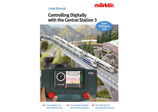 Märklin 03093 Book Manual "Controlling Digitally with the Central Station 3" NEW
