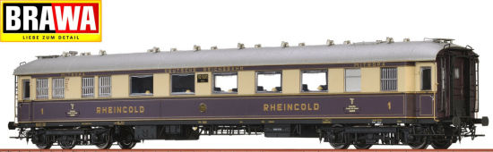 Brawa H0 45916 Rheingold Schnellzugwagen-Set der DRG 5-teilig 