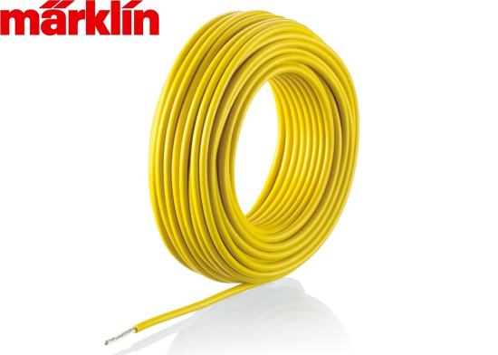 Märklin 71060 Digital-Kabel 0,75 mm², 10m-Ring, gelb (1 m - 0,44 €) 