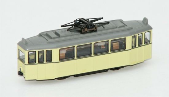Kato N 14600 Düwag Straßenbahn mit Beiwagen, 2-teilig, beige. #