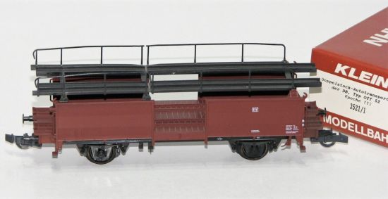 Klein Modellbahn H0 3521/1 Doppelstock-Autotransporter der DB 