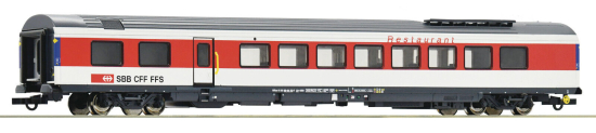Roco H0 74283 Eurocity-Speisewagen "Gattung WRm" der SBB 1:87 