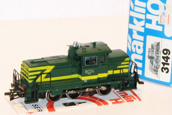 Märklin H0 3149 Diesellok 8024 der FSR - BESTZUSTAND #