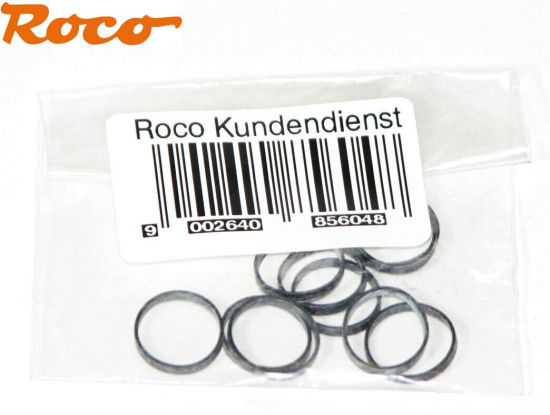 Roco H0 85604 Haftreifen RD13,5 mm / 10,5 mm (10 Stück) 