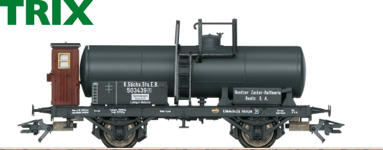 Trix H0 24822 Club-Wagen Kesselwagen der K.Sächs.Sts.E.B. 