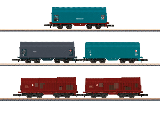 Märklin Z 86358 Güterwagen-Set der SNCB 5-teilig - Neuheit 2023