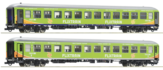 Roco H0 74193 Personenwagen-Set "Flixtrain" 1:87