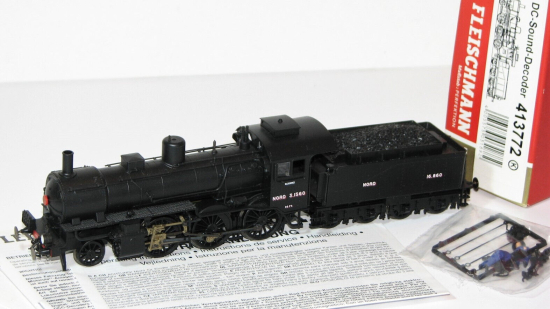 Fleischmann H0 413772 Dampflok Serie 3.15/P6 SNCF Nord "Digital + Sound"