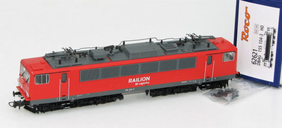 Roco H0 62621 E-Lok BR 155 104-3 "Railion" der DB "ESU Digital" 