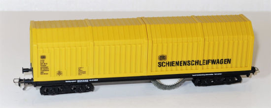 LUX H0 9631 Gleisstaubsauger + Schienen- & Oberleitungsschleifwagen DC 