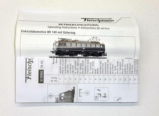 Fleischmann N 5170002-1 E-Lok BR 140 der DB AG "DCC Digital" 