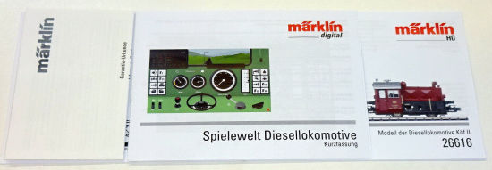 Märklin H0 26616-1 Diesellok BR 323 (Köf II) der DB "mfx+ / Sound / Telex" 