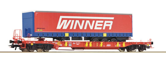 Roco H0 75892 Taschenwagen Bauart Sdgmns 33 WINNER der DB AG 